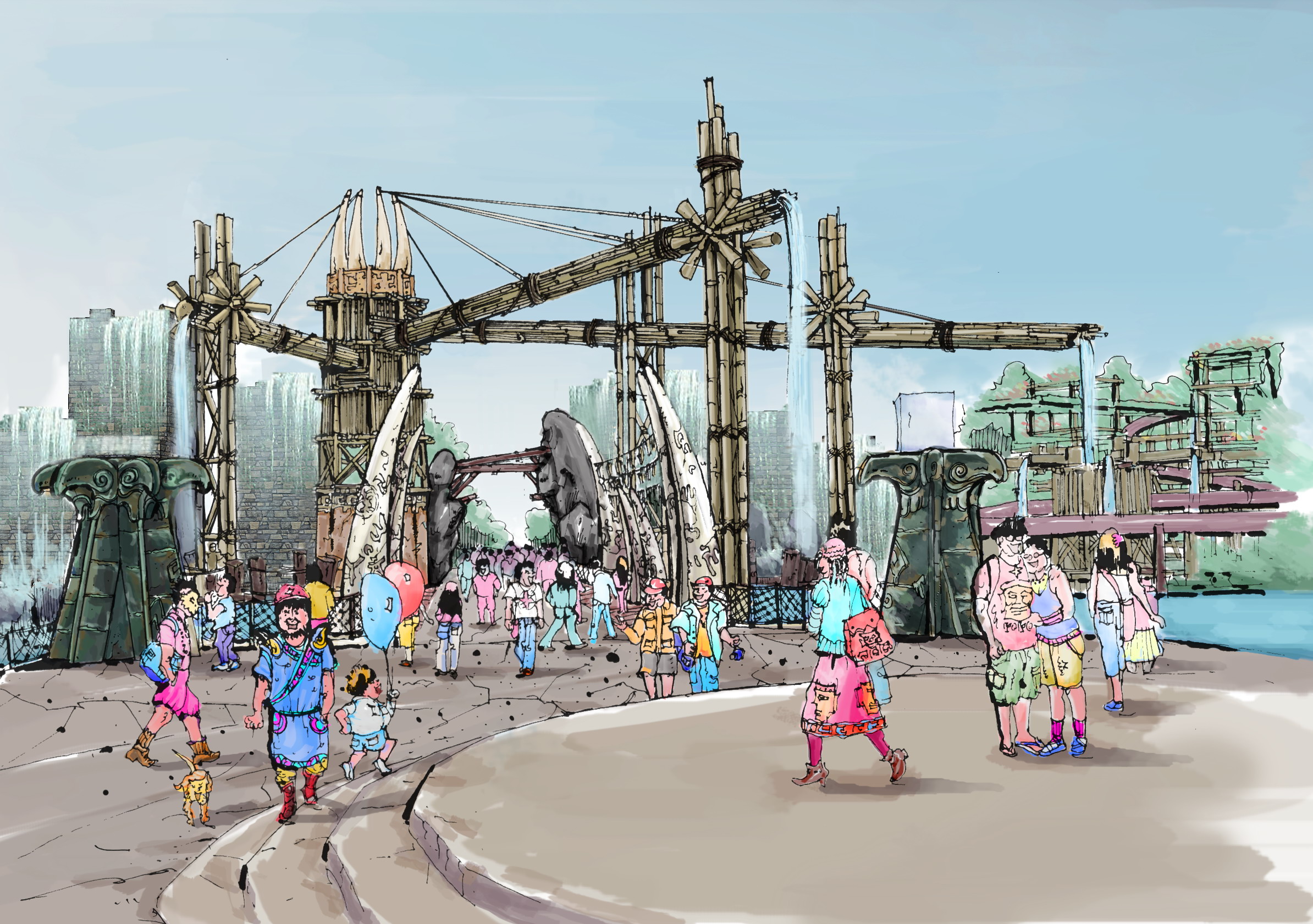 成都歡樂谷主題區(qū)規(guī)劃設(shè)計