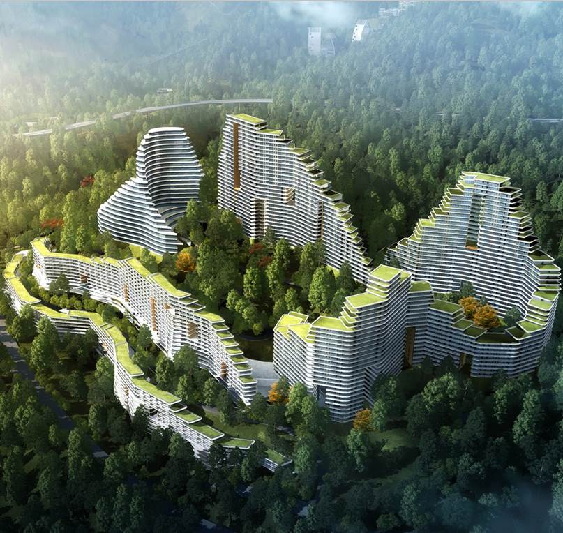 峨眉山香花嶺 峨眉山商業(yè)休閑一體化度假區(qū)建筑設(shè)計(jì) 峨眉山香花嶺 峨眉山商業(yè)休閑一體化度假區(qū)建筑設(shè)計(jì)